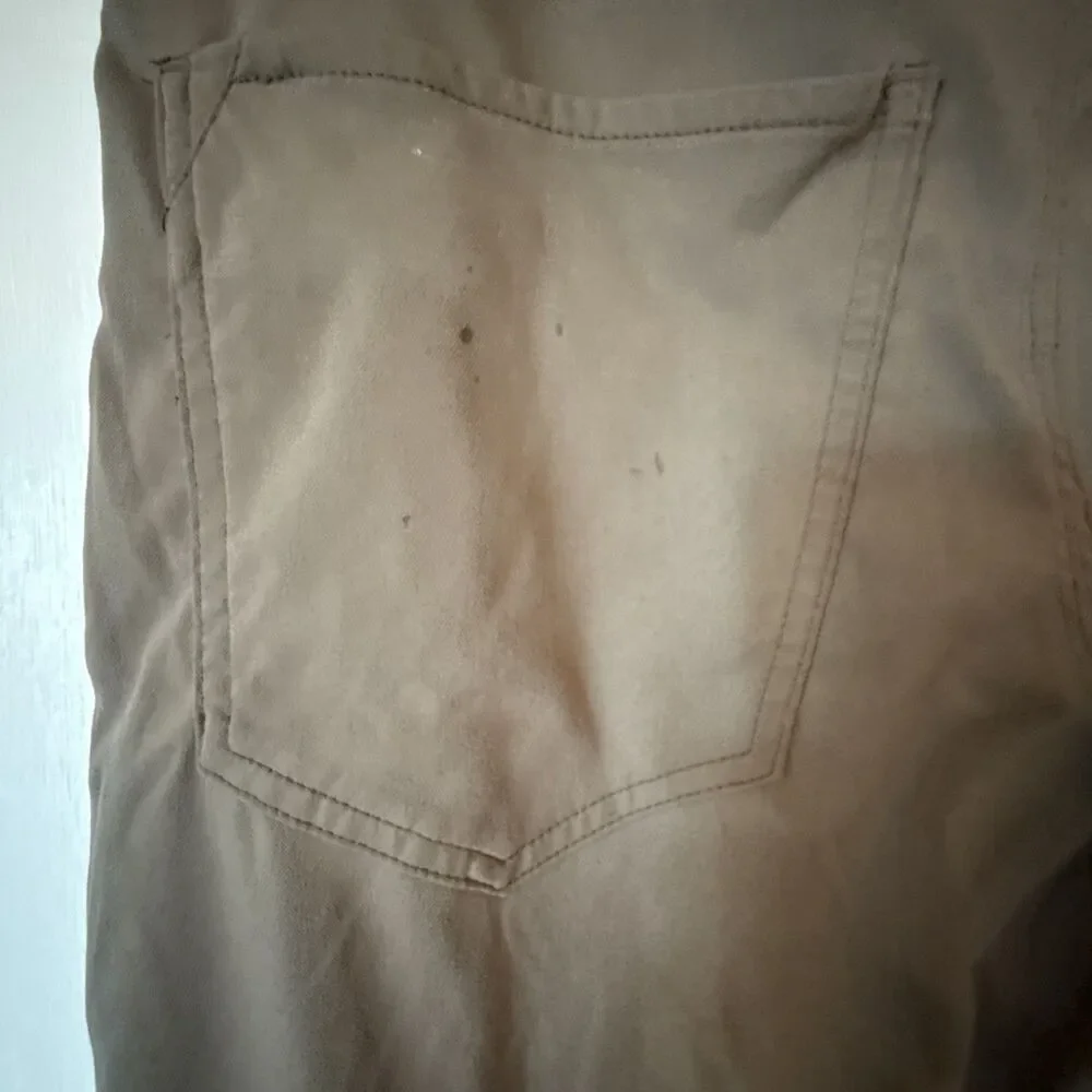 686 Everywhere Brown Slim Fit Taper Stretch Pants Comfy Travel | Mens 30Wx 30L